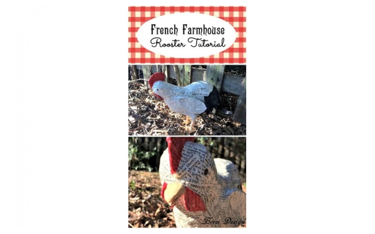 French Farmhouse CelluClay Rooster